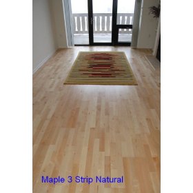 Engineered Floating Hardwood Wood Floor Flooring-Maple Natural Prefinished